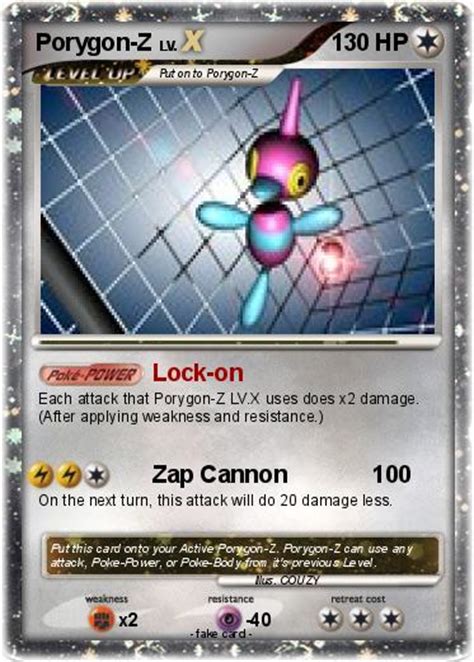 Pokémon Porygon Z 65 65 Lock On My Pokemon Card