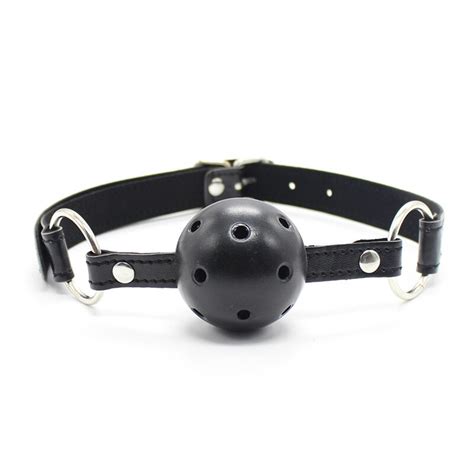 4cm Ball Leather Rope Open Mouth Gag Ball Harness Restraints Erotic