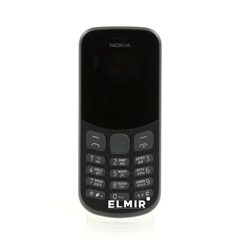 Мобильный телефон nokia 130 2017 dual sim black a00028615 купить недорого обзор фото