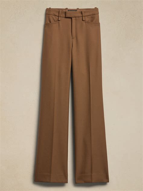 Lido Wide Leg Wool Pant Banana Republic