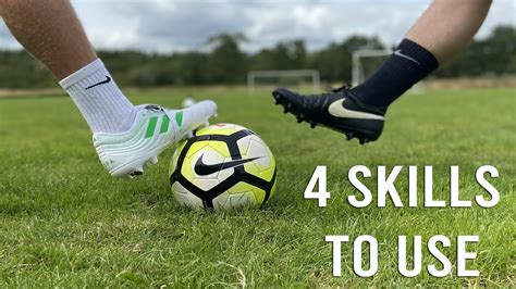 4 Skills To Use As A Striker In Soccer Youtube