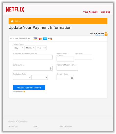 To cancel your streaming plan, select the cancel membership button on your account page. New Netflix Phishing Attack Goes after Users' Credit Card Credentials | | All the news of the ...
