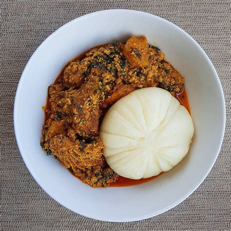 It is one of the most popular sauce in the region. Lunch Time | Pounded Yam & Egusi Soup. Who's hungry? Check ...