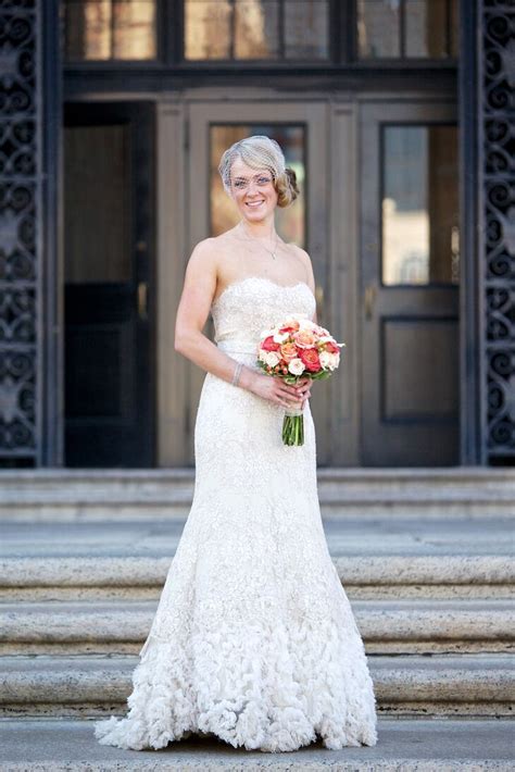 Seller was an amazing trustworthy woman. Bride in Vintage, Strapless, Lace Wedding Dress and ...