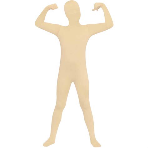 Moda Nude Unisex Full Body Suit Second Skin Back Zip Zentai Costume For
