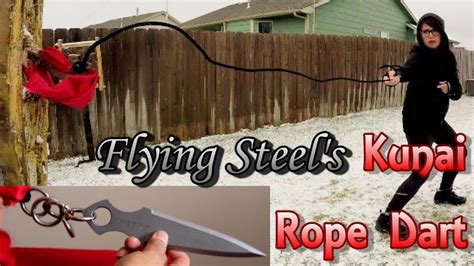 Flying Steel S Modified Kunai Rope Dart YouTube