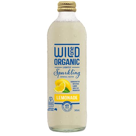 Lemonade Organic Sparkling 12 X 345ml — Wild One Beverages