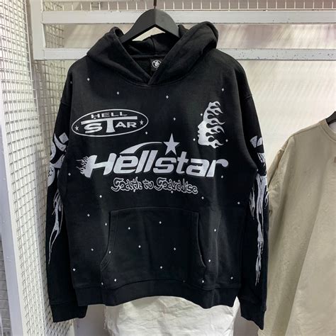 Hellstar Black Hoodie Pants Suit Etsy