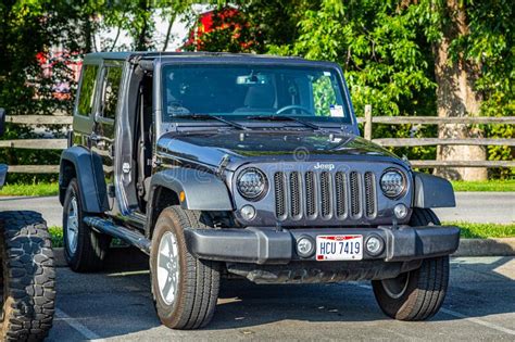 Jeep Wrangler Jk Sport Unlimited Soft Top Editorial Photography Image