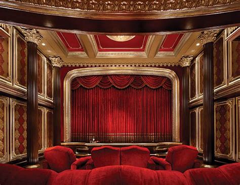 Crimson Red Inspired Home Theatre Costs 3 Million Luxurylaunches