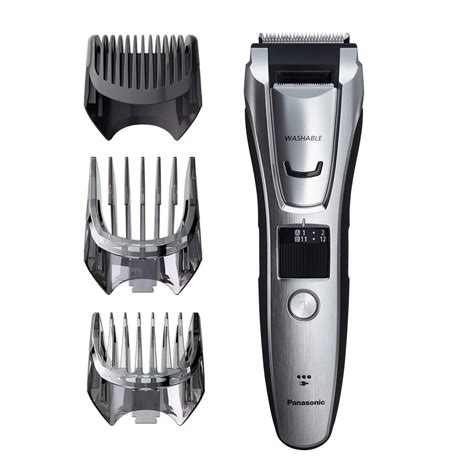 panasonic ergb80s precision hair body and beard wet dry rechargeable trimmer for men w 3 comb