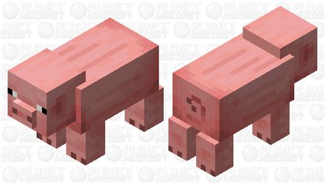Papercraft Pig Minecraft Mob Skin