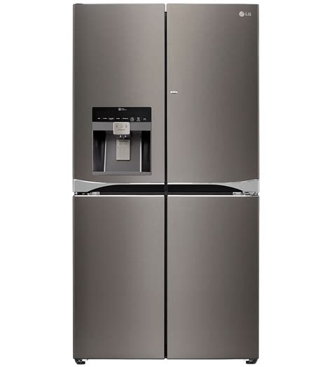 lg black stainless 4 door refrigerator lpxs30866d