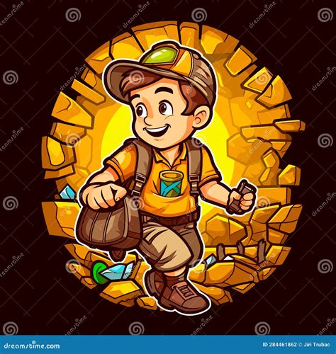 Adventurous Cave Exploration. Searching for Hidden Treasures in Nature