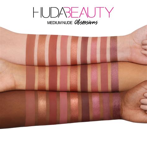 Huda Beauty Nude Obsessions Eyeshadow Palette Medium G Sephora Uk