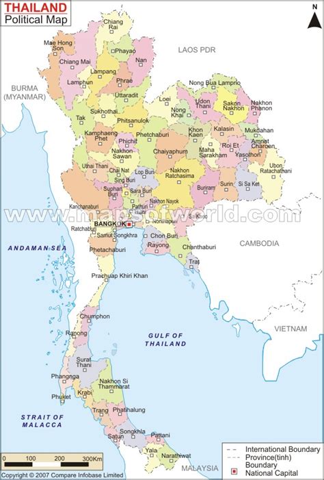 boom thailand: Thailand map
