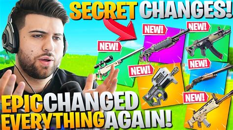 Epic Secretly Changed Almost Every Weapon Again Fortnite Battle