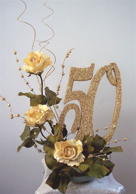50th Wedding Anniversary Centerpiece Ideas - 50th Anniversar… | 50th