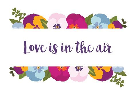 Love Is In The Air 122146 Vector Art At Vecteezy