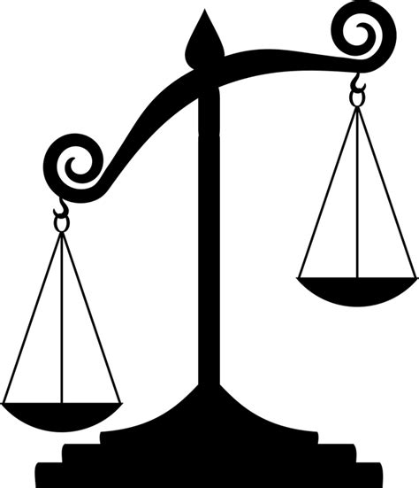 Free Vector Graphic Justice Measure Scale Silhouette