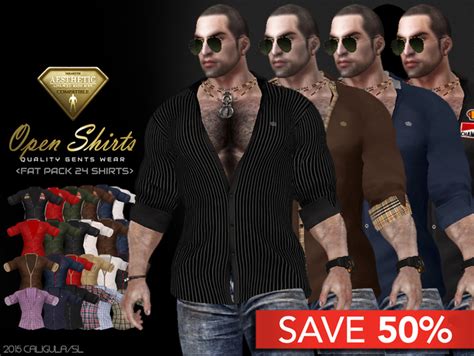 Second Life Marketplace Ca Aesthetic Save 50 Shirts Complete Collection
