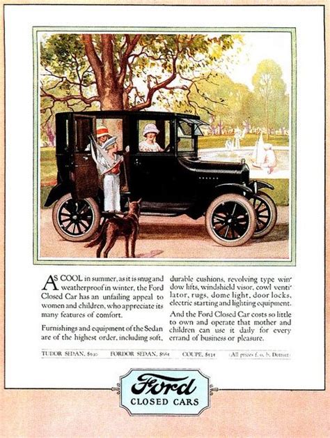 Vintage Ads 1924 Ford Model T Home Of