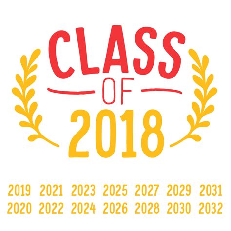 Class Of 2022 Stacked Graduate Senior Svg Dxf Png And