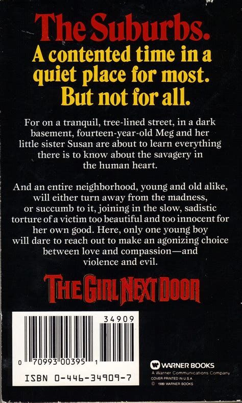 The Girl Next Door By Jack Ketchum 1989 Back Cover Of Wa Flickr