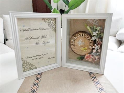 Frame Duit Hantaran Diy Hantaran