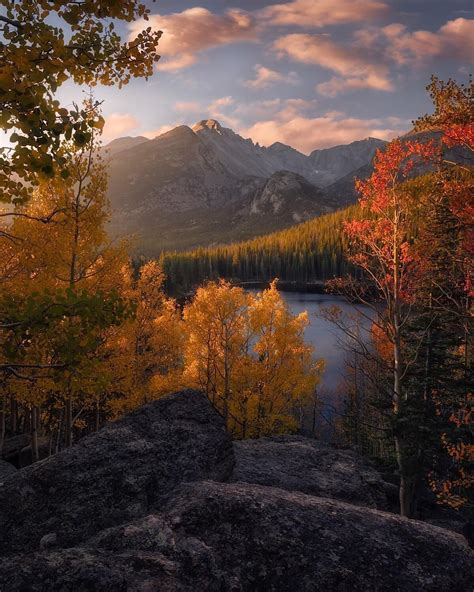 An Autumn Sunrise In The Rockies Rocky Mountain National