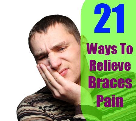 Ice cold water and cold juices or soft drinks can help ease the pain of your teeth and gums. 21 Ways To Relieve Pain From Braces Naturally - Natural ...