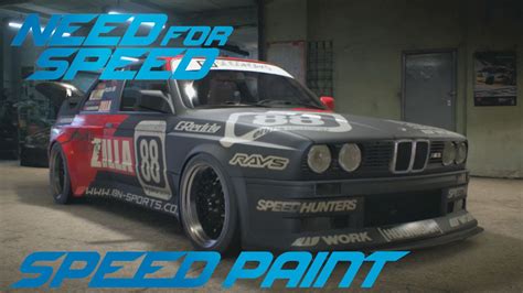 Need for Speed 2015 - BMW M3 E30 - Speed Paint - YouTube