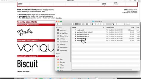 How To Install Fonts On Mac Os X Yosemite Youtube