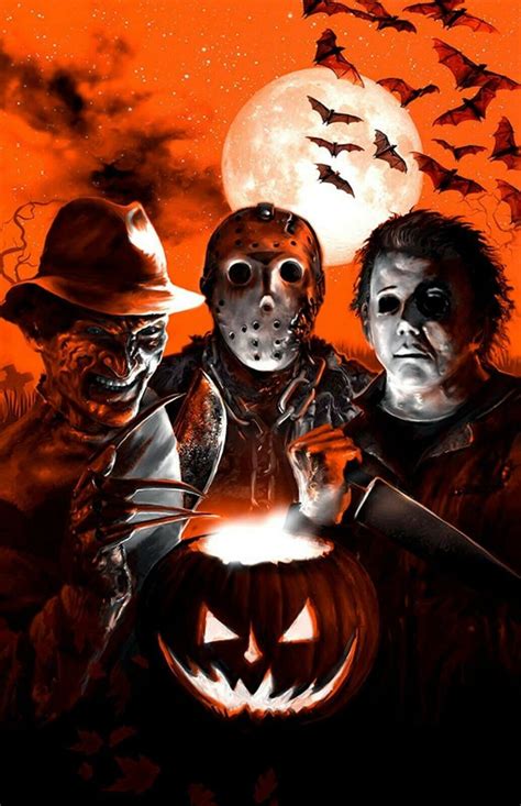 Halloween Freddy Krueger Jason Voorhees And Michael Myers Movie Etsy