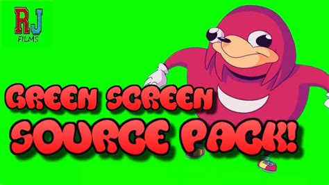 Ugandan Knuckles Green Screen Source Packfree To Useextended Version