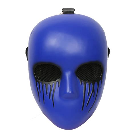 Cosplayrim Creepypasta Cosplay Eyeless Jack Mask Purple Resin Mask For