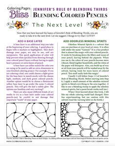 Divide the frame visually into thirds horizontally and vertically, so the image is divided into nine equal parts, which creates control points. Jennifer's Rule of Blending Thirds Worksheet
