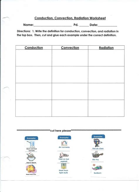 Radiation conduction and convection answers worksheets. Conduction Convection or Radiation Worksheet Answers