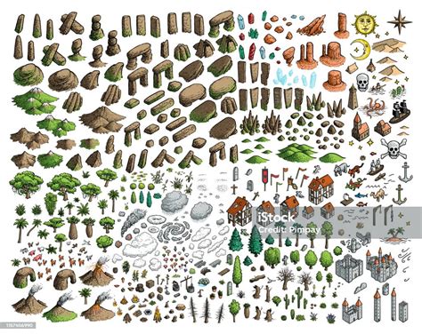 City Fantasy Map Icons Fantasy Maps In Photoshop Part Iii Icons And