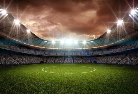 Soccer Football Stadium Wallpaper Brokers