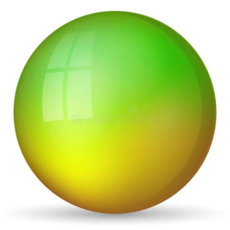 Glass Green Ball Or Precious Pearl Glossy Realistic Ball 3d Abstract