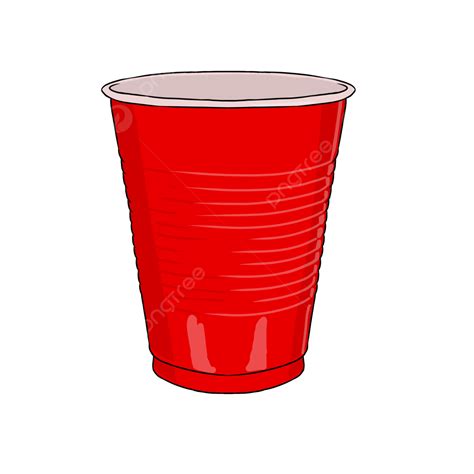 赤いプラスチックカップのデザインイラスト画像とpsdフリー素材透過の無料ダウンロード Pngtree