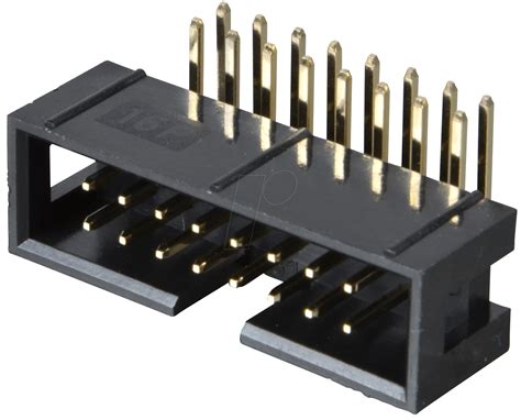 Wsl 16w Box Connector 16 Pin Angled At Reichelt Elektronik