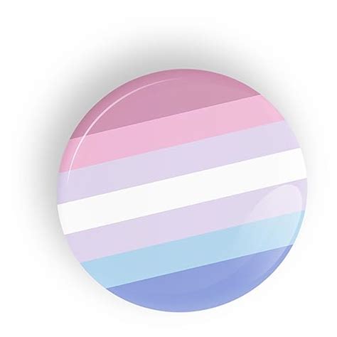 Bigender Pride Flag Pin Badge Button Or Fridge Magnet Lgbt Lgbtq Lgbtqi