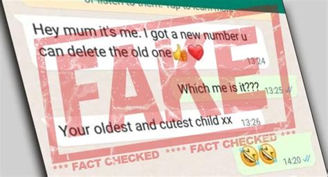Beware Whatsapp Hey Mum Phishing Scam Spreading Thatsnonsense Com