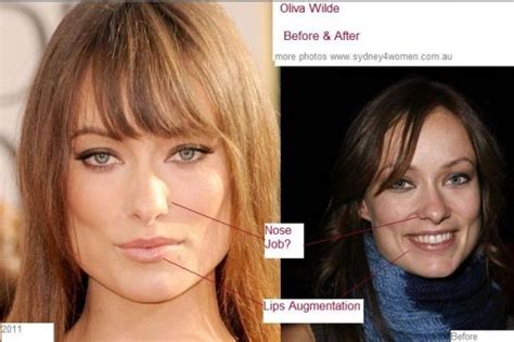 Olivia Wilde Before And After From