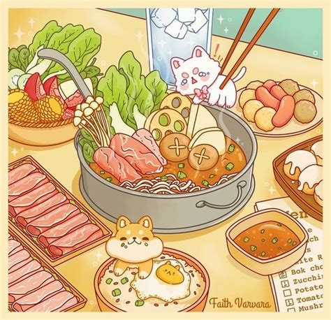 Pin By Hima Oushiza On Anime động Vật Và đồ ăn Cute Food Art Food
