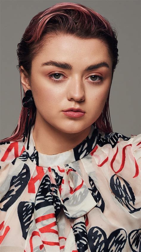 750x1334 Maisie Williams Face Glance 4k 2020 Iphone 6 Iphone 6s