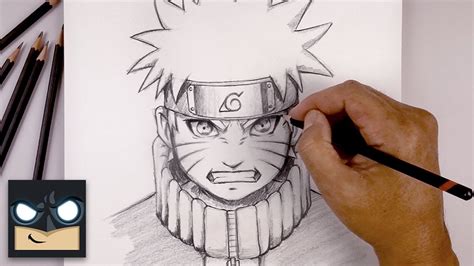 How To Draw Naruto Sketch Tutorial Youtube