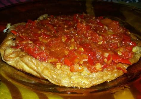 Sambal tomat, sambal bawang, sambal goreng. Resep Telur dadar sambal balado oleh Yunianti Ali - Cookpad